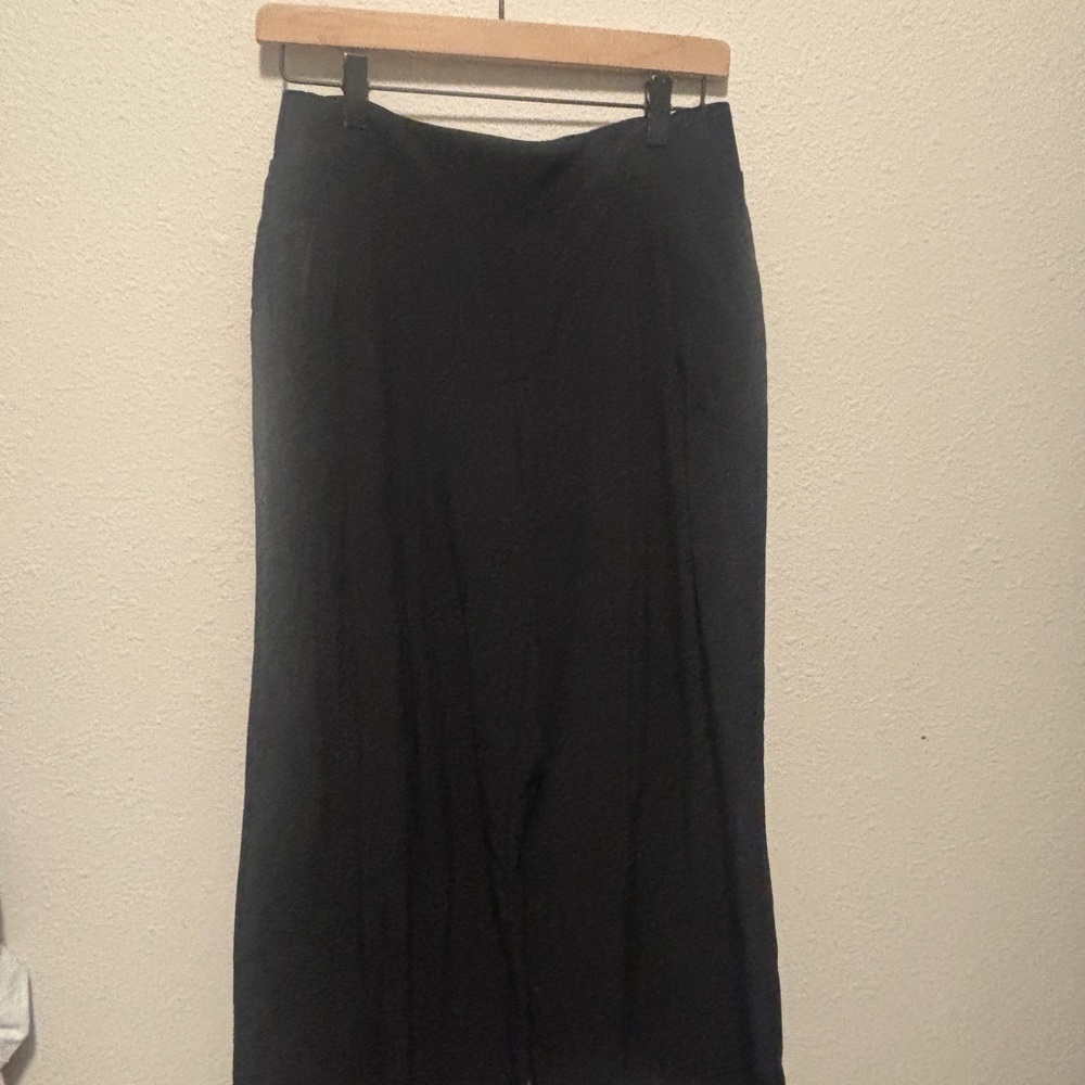 Athleta Black Wide-Leg Pants - Picture 4 of 5